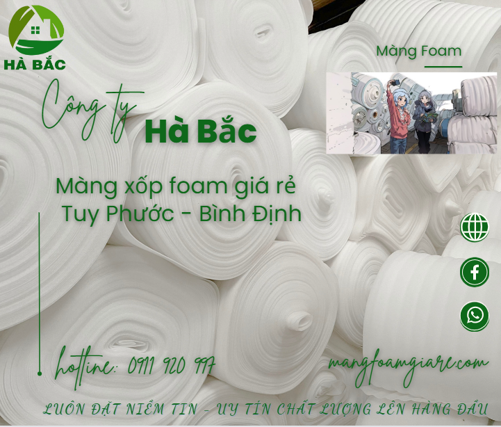 Màng xốp foam giá rẻ tại Tuy Phước – Bình Định