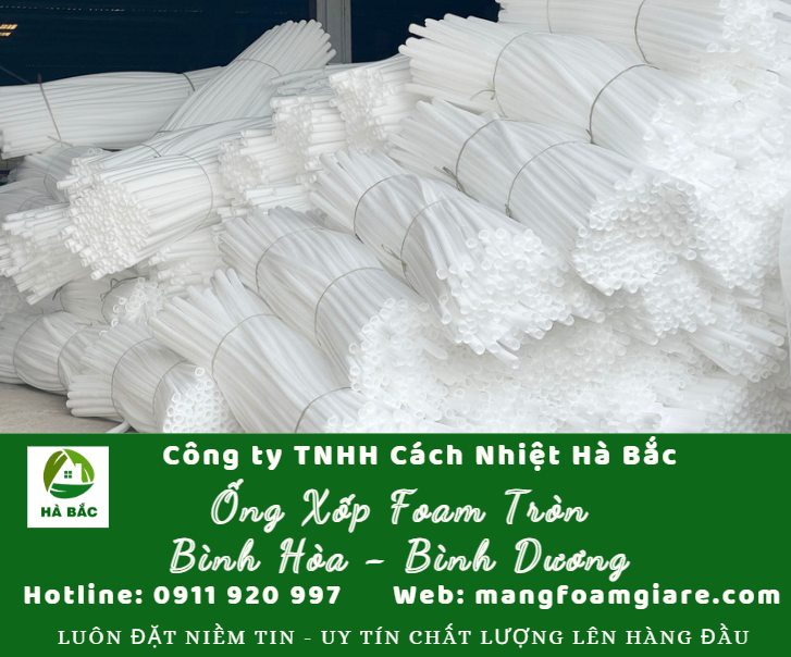 Ống xốp foam tròn tại Bình Hòa – Bình Dương