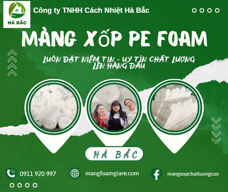 Màng xốp PE Foam giá rẻ tại Bình nhâm – Thuận An