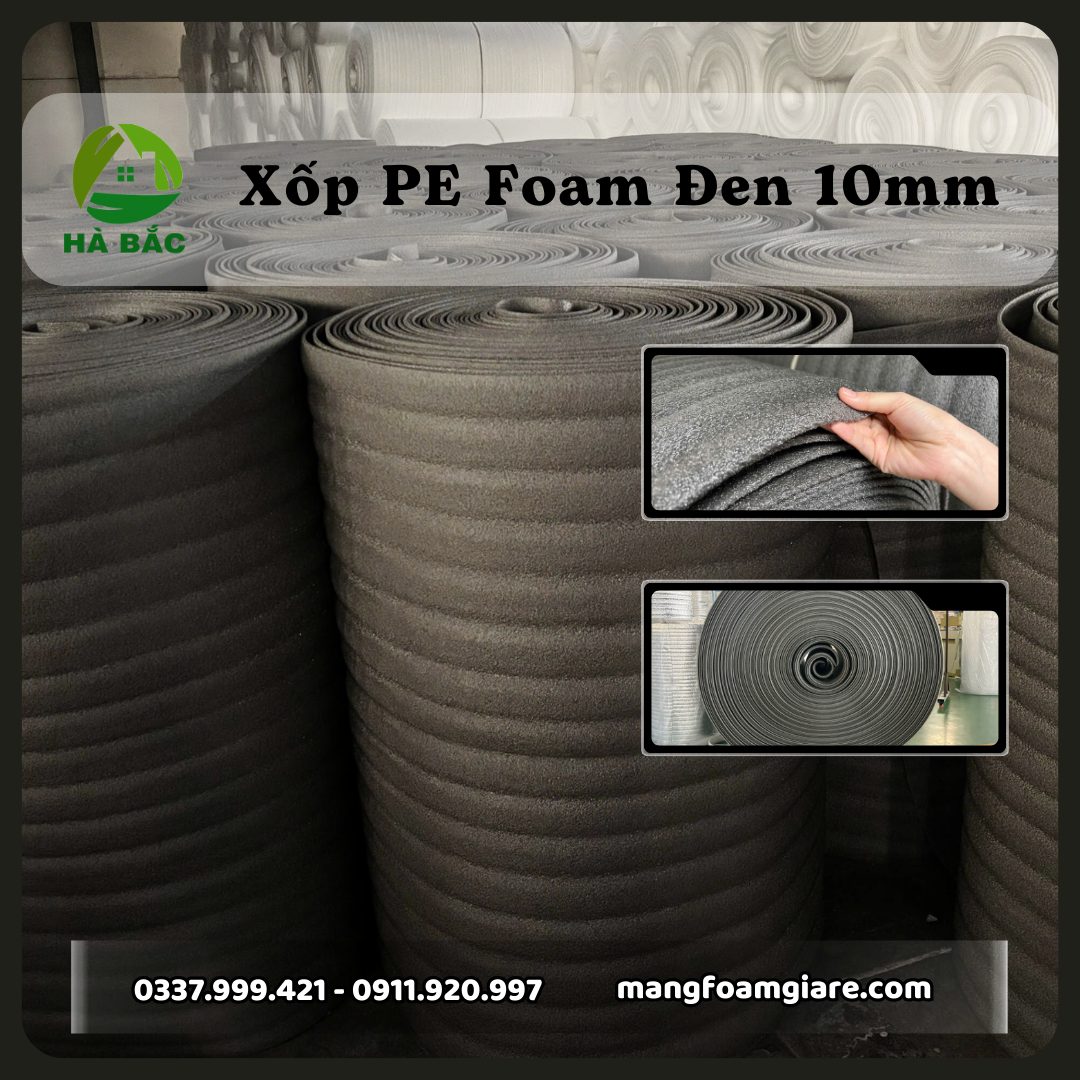 Xốp PE Foam Đen 10mm Tại KCN Sóng Thần, Hồ Chí Minh