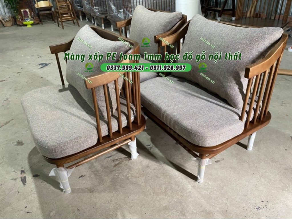 Màng xốp PE foam 1mm bọc đồ gỗ nội thất