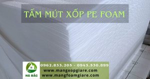 Nhận cắt Tấm mút xốp pe foam theo yêu cầu giá rẻ tại Bắc Ninh