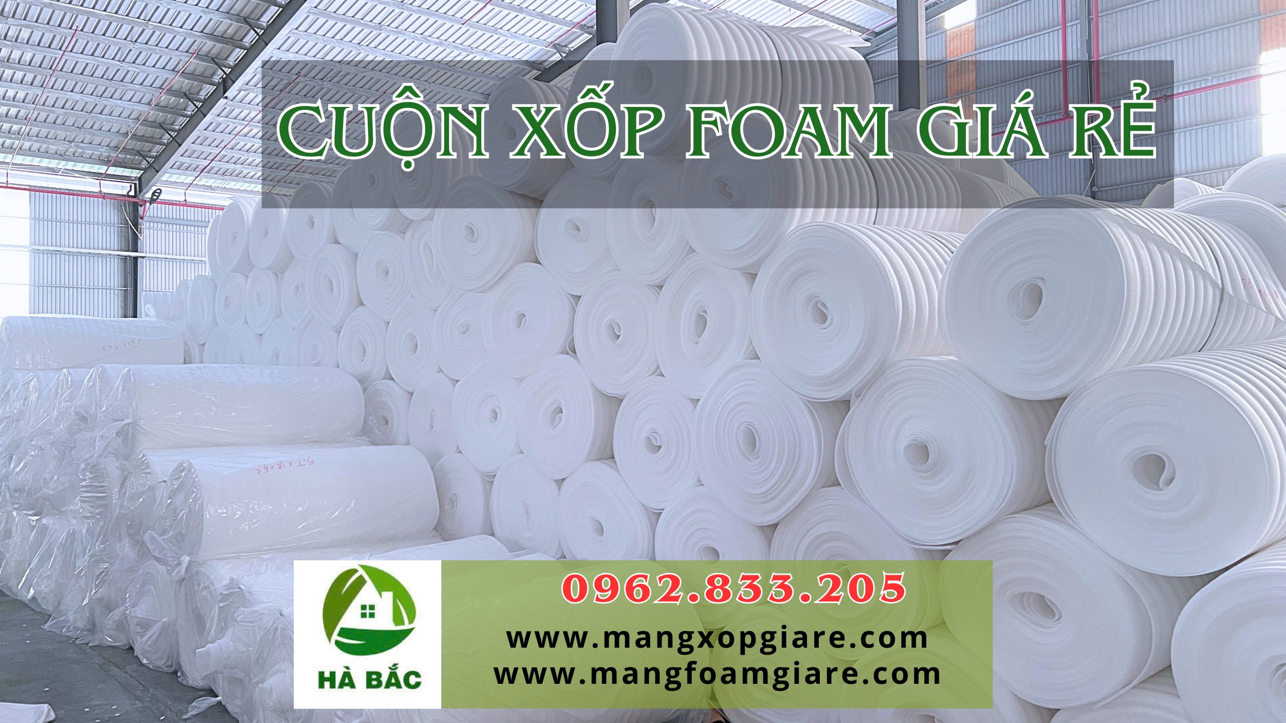 cuộn xốp foam giá rẻ