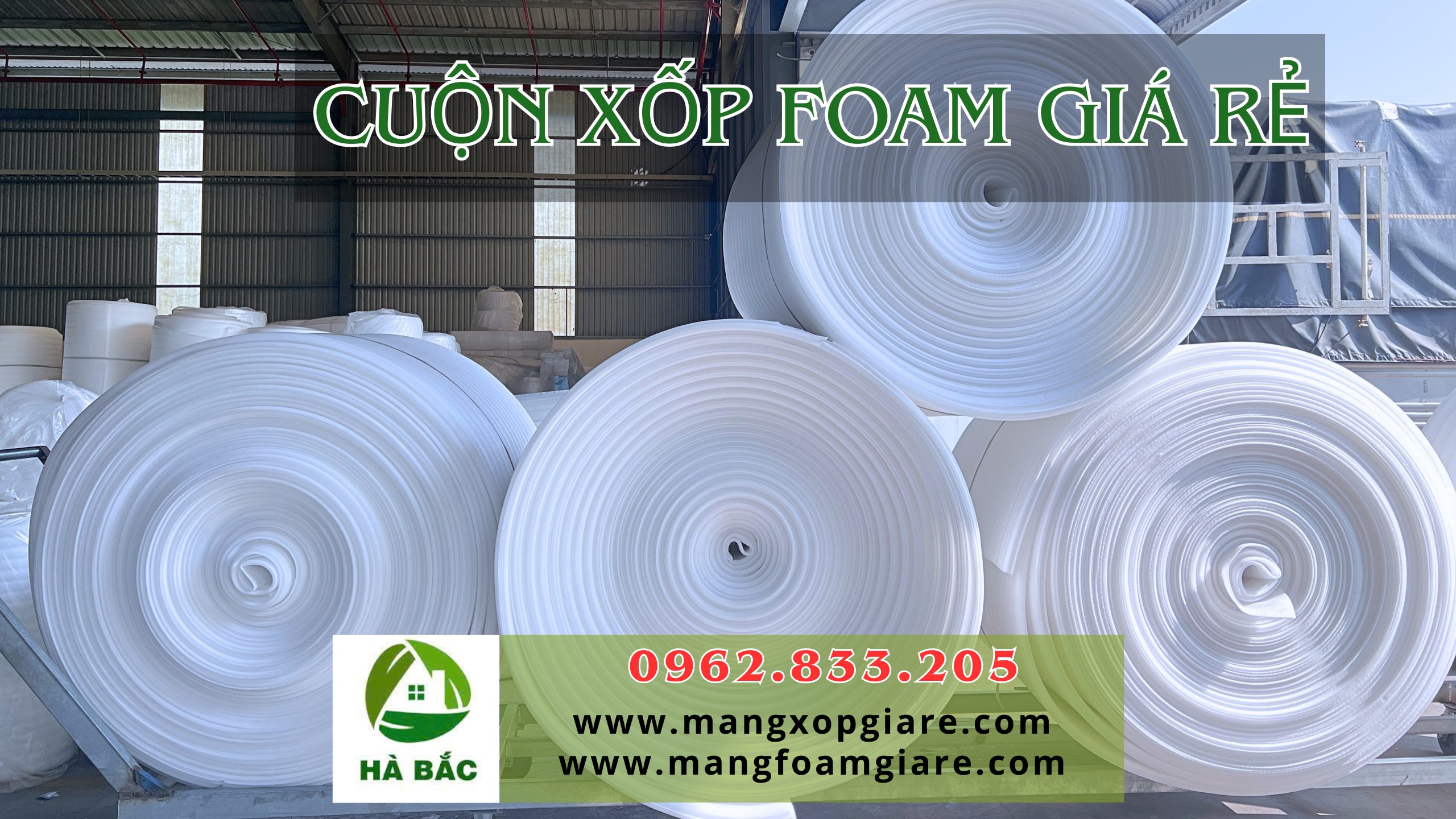 cuộn xốp foam giá rẻ