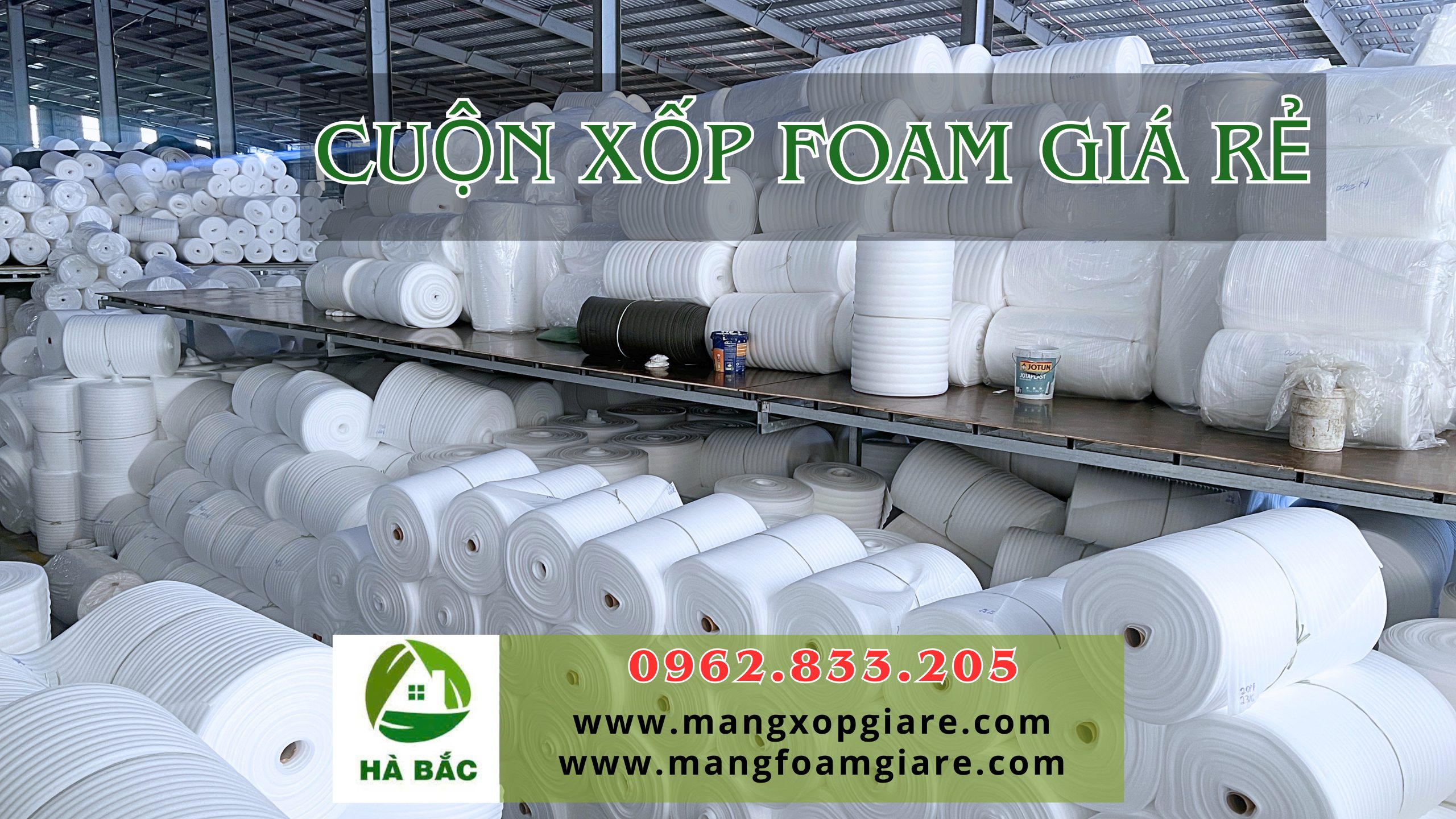 cuộn xốp foam giá rẻ