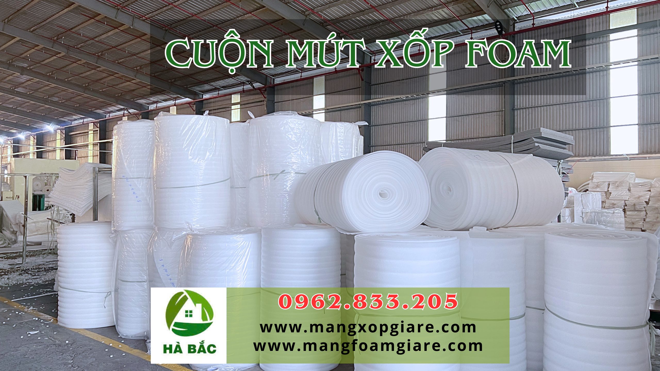 cuộn xốp foam giá rẻ