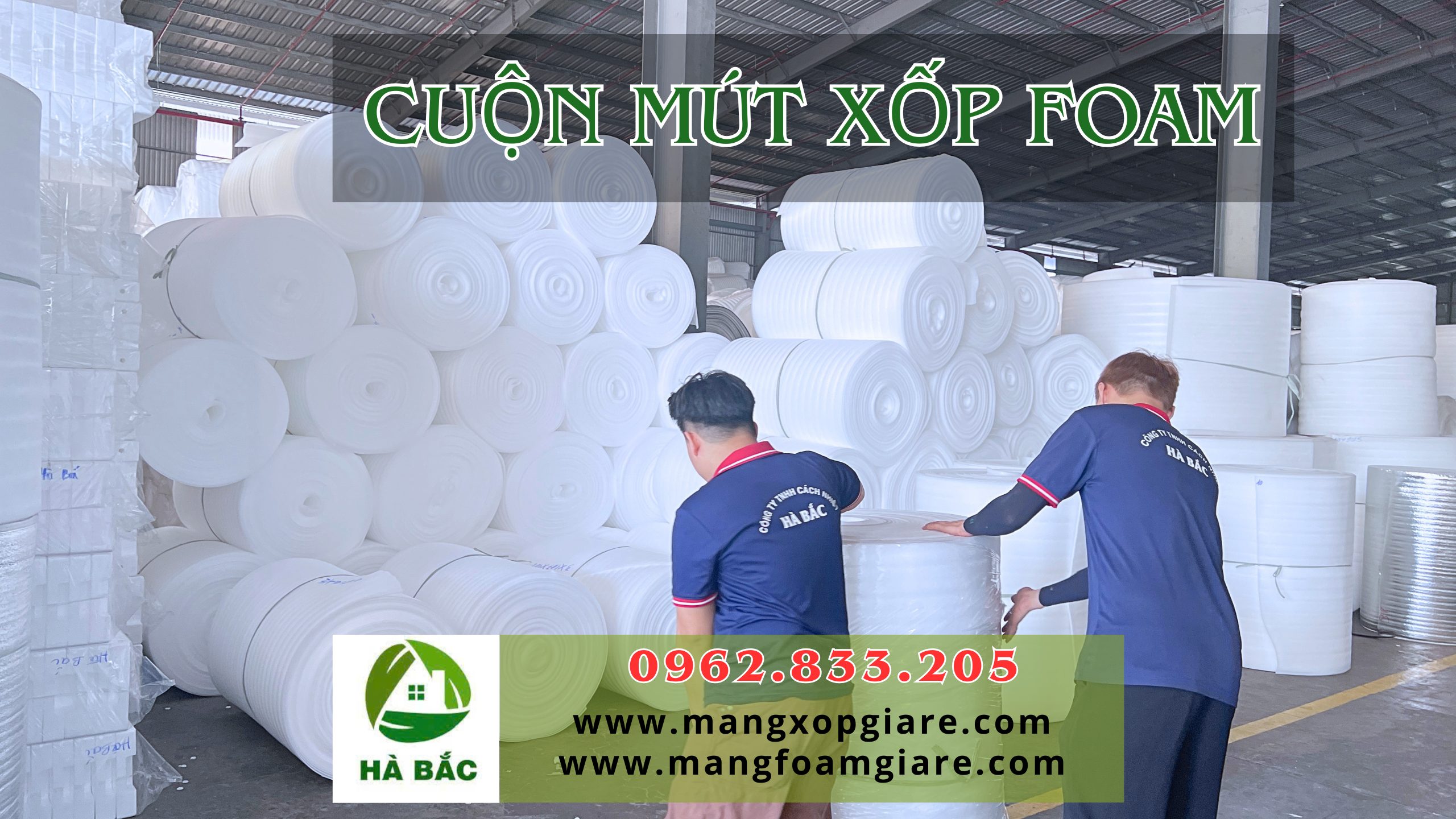 cuộn xốp foam giá rẻ