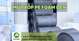 Mua mút xốp pe foam màu đen giá rẻ tại Bắc Ninh